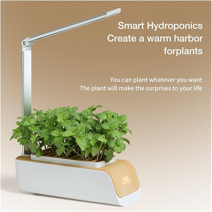 Hydroponic Equipment Mini Intelligent Hydroponic Kits with Ajustable Led Grow Lights Suitable for Home Garden Office Decoration Gift Indoor Garden