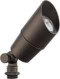 Amped Landscape Lighting 12V Accent Spot Light with MR16 Socket in Bronze Powder Coated Aluminum