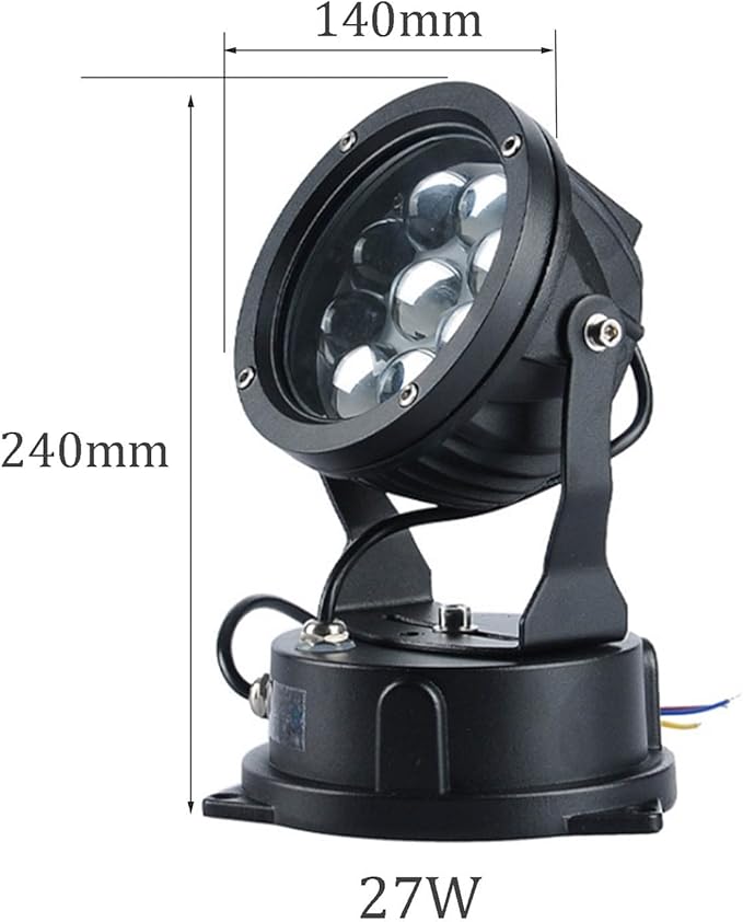 Garden Spot Lights Waterproof Landscape Spotlights Outdoor LED Wall Washer Light Floodlight for Flag Pole Tree Yard Properties Hotel Path Decor