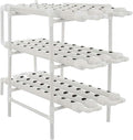 Hydroponics Growing System Hydroponics Growing System Tower PVC Pipe 108 Holes for Planting Vegetables Indoor Garden System Tall Hydroponics System Outdoor