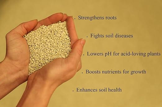 Organic Elemental Sulfur Fertilizer 90% 5 Pounds Acidic Soil Amendment Hydrangea &amp Blueberry Fertilizer Ideal for Garden Soil &amp Lawn Care - Lancaster Agricultural Products