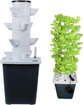 Hydroponic Cultivation Kits 15/20/25/30 Ways Kit Cultivation of Hydroponic Tower Aquapon Plant Planting System with Moisturizing Pump Adapter Network Pots
