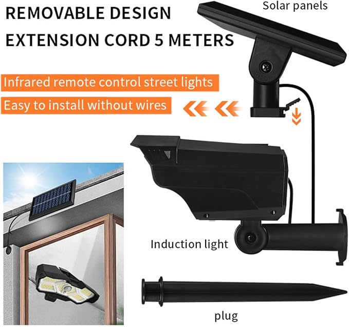 Solar Spot Lights Outdoor126Leds Solar Landscape Spotlights AdjustableIP65 Waterproof Solar Powered Garden Lights 2 in 1 for Yard Wall Driveway Porch Walkway Pool Patio126SMD4 pcs (1262 pcs)