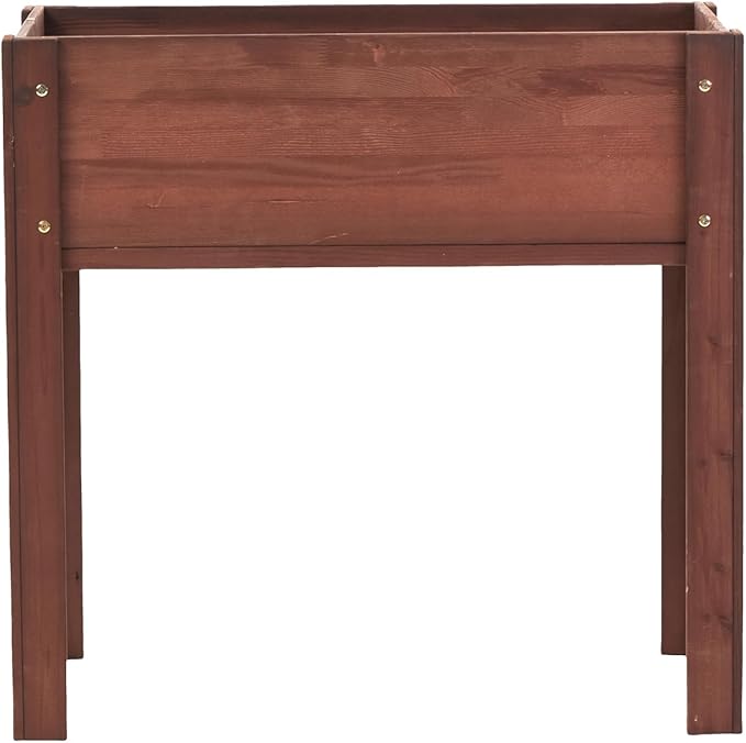 31x31x16 inch Raised Garden Bed with Legs Elevated Wooden Planter Box for Outdoor Plants Flowers Fruits Vegetable Herb Growingg