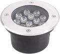 LED Underground Light Outdoor Ground Light IP66 Waterproof AC85-265V Buried Lights for Garden Sidewalk Stair Pathway Walkway Yard Landscape Lighting