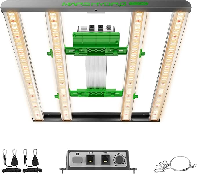 MARS HYDRO FC-E3000 300Watt LED Grow Light 3X3ft Full Spectrum Grow Light Bar and iConnectu Controller
