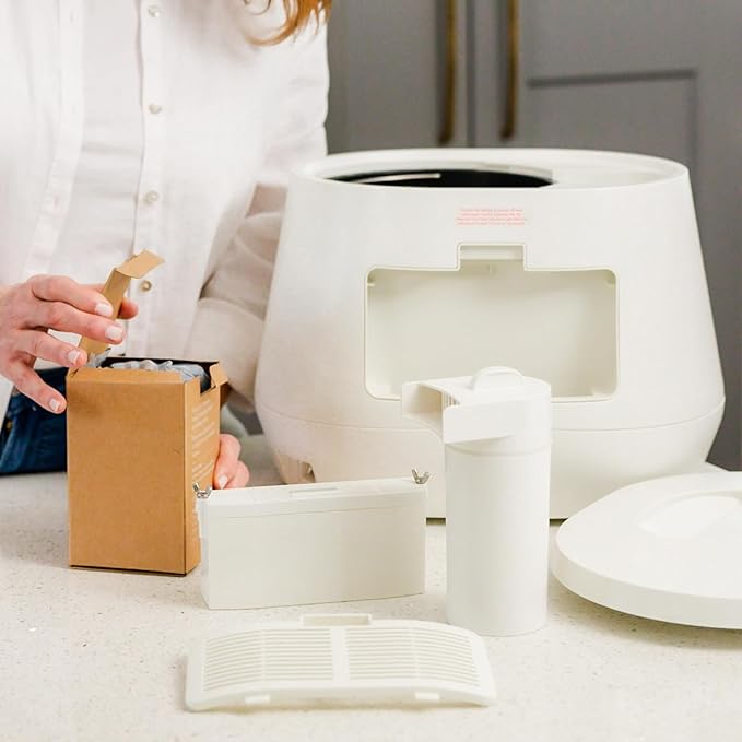Lomi Pods and Filters | Made in The USA and North America | Keeps Your Kitchen Fresh and Turns Your Food Scraps into Nutrient-Rich Plant Food (Pods and Filters 45 Cycles)