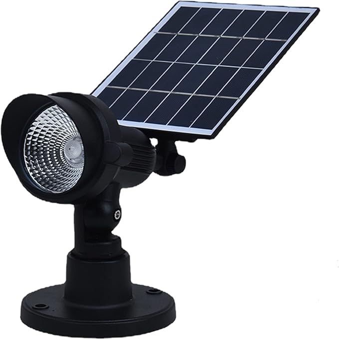 Outdoor LED Spotlight Waterproof Solar Spot Lights Bright Flag Light Landscape Automatic Mini Lawn Lamp 10W Graden Lights Decorative Lamp Courtyard Front Yard Warm White HWD0173