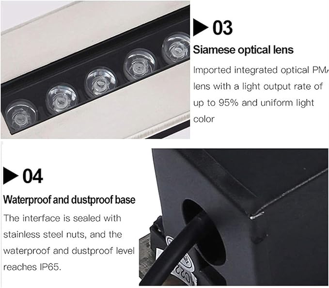LED Beam Spotlight - 3W Outdoor SpotlightUnderground Light LED Ultra-Thin Recessed Patio Floor Light IP67 Waterproof Landscape Lights Built-in Floor lampfor Outdoor Sidewalk Garden(Cold White