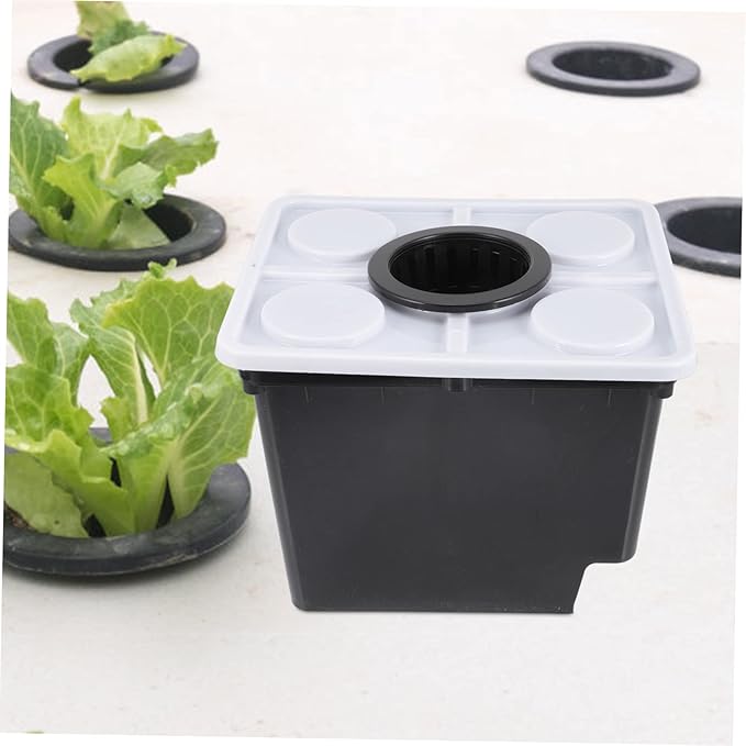 Plastic Planting Basket Hydroponic Barrel Soilless Flowerpot Fruit Basket Plant Growing Kit for Garden