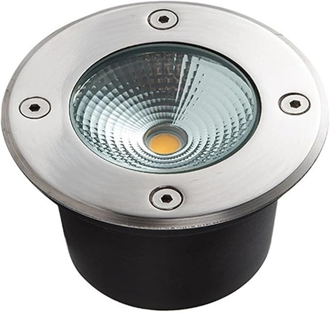 COB Underground Light Recessed Ground Light IP66 Waterproof AC85-110V LED Buried Lights for Garden Pathway Deck Step Stairs Driveway Landscape Spotlight