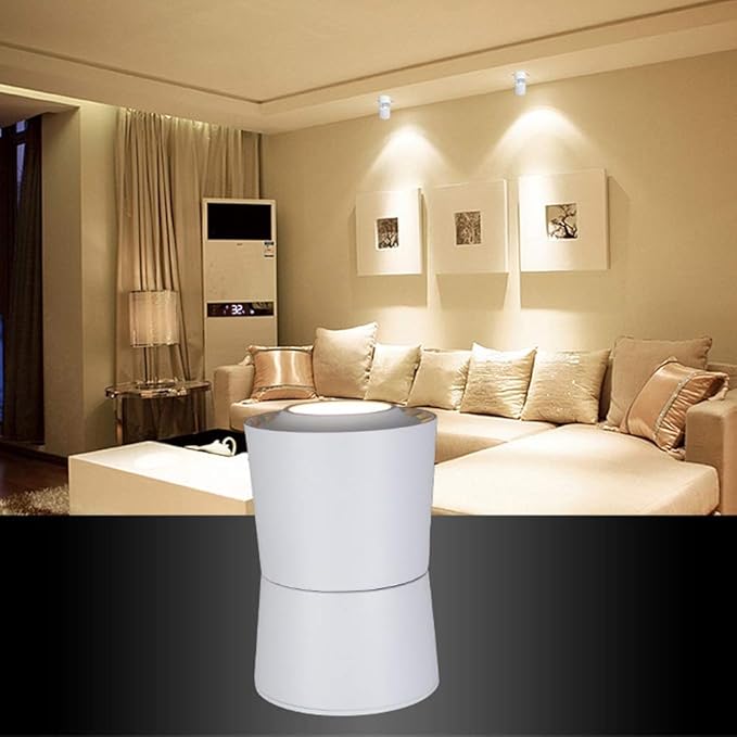 Spotlight Recessed Mounted Small Focused 3w/7/12 Round No Strobe Downlight Led Light