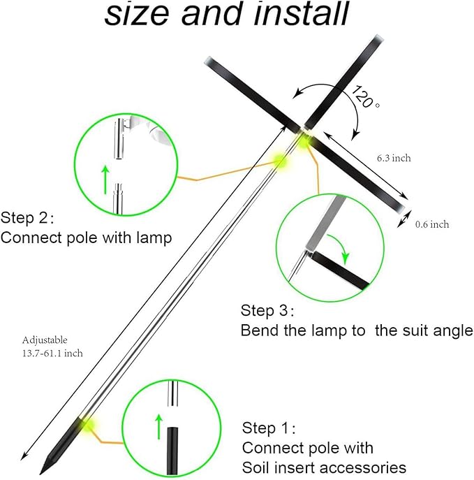 Plant Grow Light Floor Lamp with Full Sunlight 10 Levels Dimming Timing Options - Adjustable Brightness Sunlight Simulation Ideal for Large Potted Plants (Black 72 Beads)