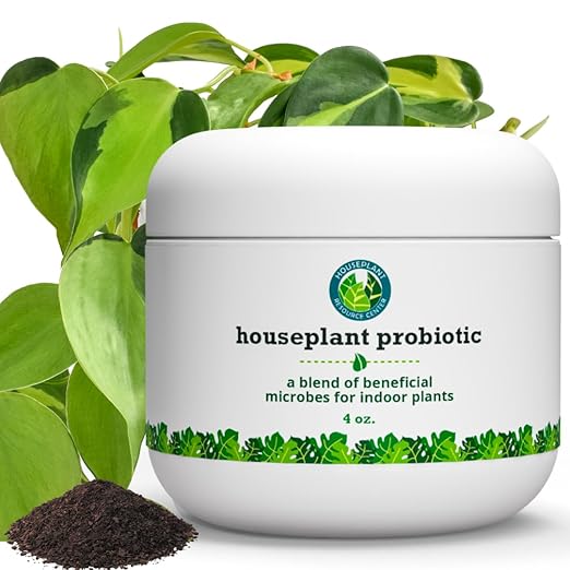 Houseplant Soil Conditioner &amp Probiotic – Organic Growth Booster (1-1-4) for Rejuvenating Tired Plants | Improves Soil Structure &amp Nutrient Availability for Stronger Roots &amp Fuller Leaves