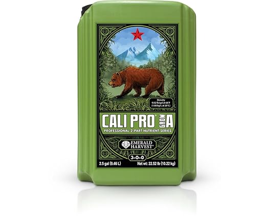 Emerald Harvest Nutrients Cali Pro Grow A &amp B Set - 2.5 Gallons