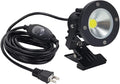 Kiven LED Indoor/Outdoor Waterproof Spotlight for Plants &amp Accent Lighting - 9.84 FT Plug-in Cord with Clip Light for Potted Plants Home &amp Living Room (5W Cool White)
