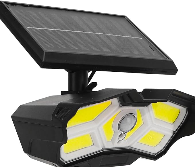 ZJchao Outdoor Solar Lights Outdoor Landscape 2400mah with 2 Brightness Modes for Home Park (ASTEY-KXK-600-128COB)