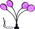 ZJchao LED Grow Light Full Spectrum Adjustable Gooseneck Plant Growing Lamp with Blue Red Light 4/8/12H Timer 5 Brightness Levels USB for Indoor Plants Seedlings Hydroponics (Type 4)