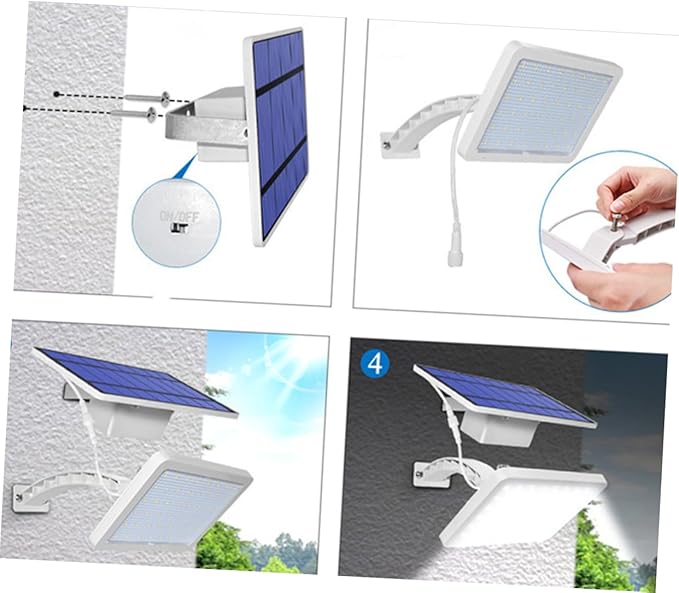 Led Solar Spotlight Wall Light Landscape Garden Decor Led Outdoor Patio Decor