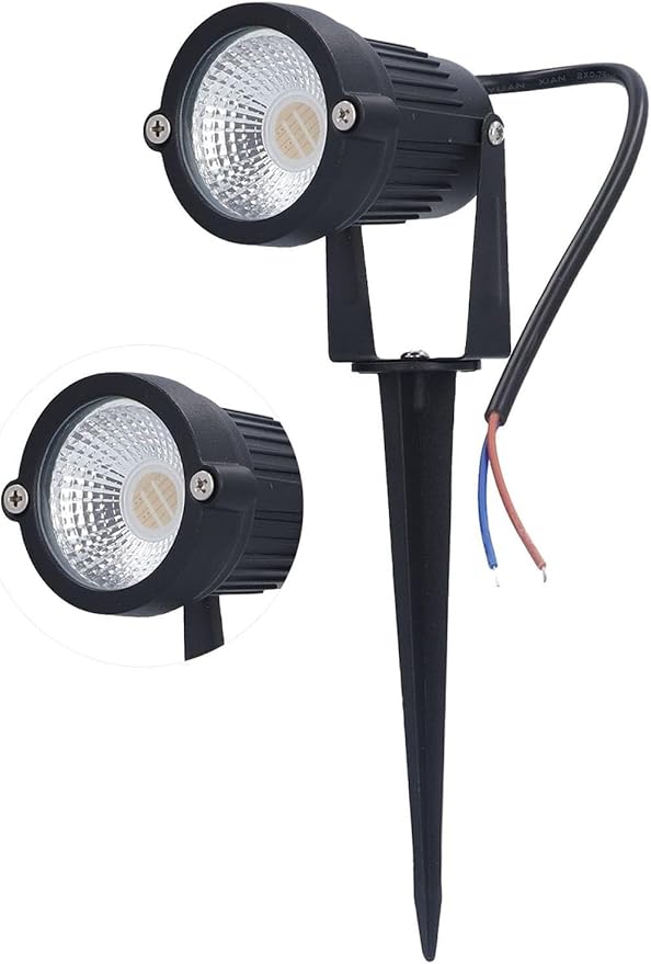 Tools compatible with LED Landscape Lights LED Outdoor Solar Light 6W RGB Waterproof Landscape Spotlights Garden Round Underground Light for Basic Handheld Flashlights (220V)