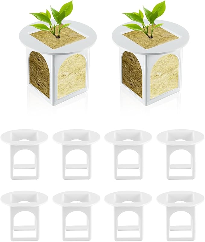 Hydroponic Planting Cup Hydroponic Growing System Compatible with Gardyn Home/Studio Indoor Garden System 10 Pack White