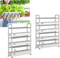 Hydroponics Tower 48/64/90/120 Hole Garden Hydroponic Growing Sys-tem With LED Light Aeroponics Grow Kit for Herbs Fruits and VegetablesClayPebbles-48holes