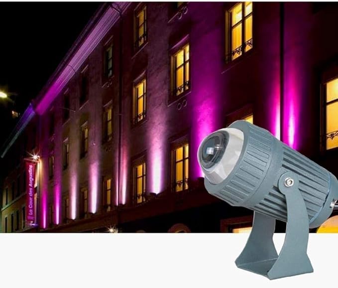 10W Outdoor Led Spotlight Waterproof Led Landscape Spotlights Illumination Six Light Colgarden Beam Pathway Lighting/Green Light