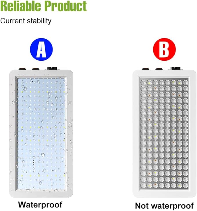 800W Full Spectrum LED Grow Plant Light Bloom/Veg 2Modes Dimmable Planting Fill Lamp 110V Greenhouse Hydroponic Flower Vegs Succulent Potted Fruit Seeds UV/IR Cultivation Lighting with Hook US Plug