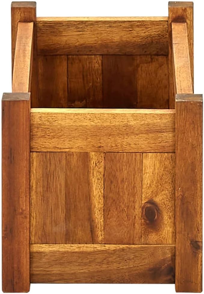 SKM Garden Raised Bed Acacia Wood 19.7x9.8x9.8
