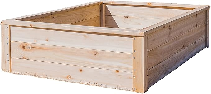 Zylina Raised Garden Bed Raised Planter Boxes for Outdoor Garden Beds Outdoor Grow Vegetables Herbs and Flowers for Backyard 46 x 35 x 12