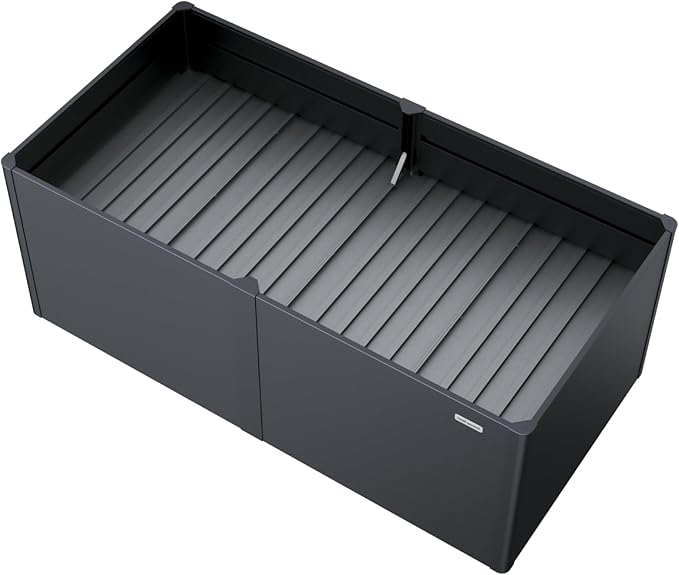 Vego garden Soil-Saving Intermediate Floor 32 Tall Modern Garden Bed 42 x 83 (Garden Bed Not Included)