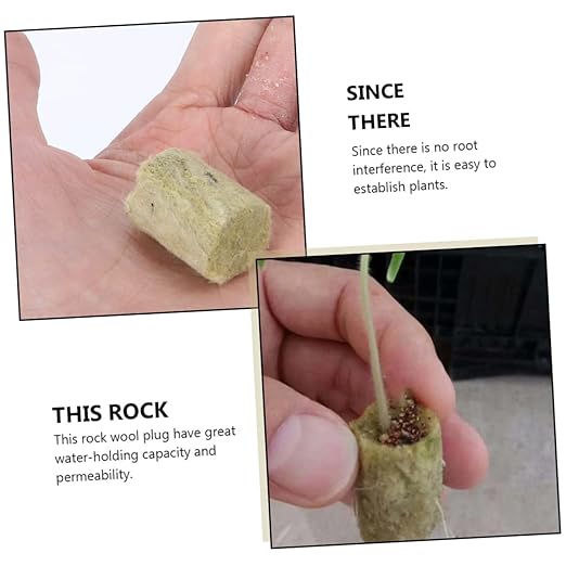 BESPORTBLE 120pcs Compressed Hydroponic Wool Cubes for Soil Planting for and Cuttings Height for Orchids Tomatoes and Peppers