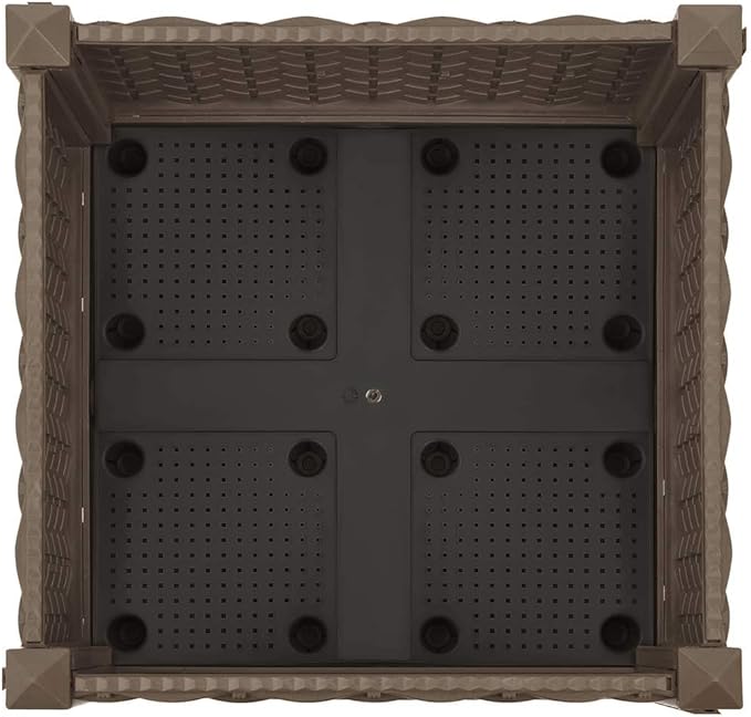 vidaXL Raised Bed 15.7x15.7x9.1 Polypropylene