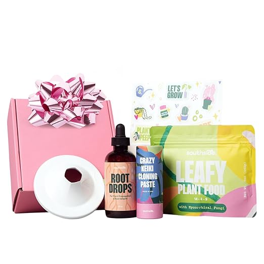 Southside Prop Box – Holiday Gift Set for Plant Lovers - Includes Keiki Paste Root Drops Leafy Plant Food &amp Propagation Cones - Complete Indoor Plant Propagation &amp Care Kit