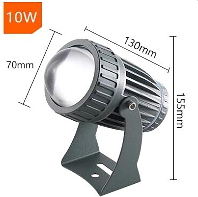 5W/10W Narrow Beam Spotlight - Rotation Spot Lights Long Range LED Floodlights IP65 Waterproof Wall Washer Light LED Beam Spotlight Outdoor Architectural Landscape Lighting(Blue10w(85-265v))
