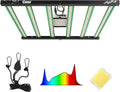 Lucius 630W LED Grow Light with LED DisplayLM281B Diodes Full Spectrum Grow Lamp for Indoor Plants 1827 μmol/s 2.9μmol/J Coverage Dimmable 0–100% Ideal for Greenhouse Grow Tents100-277V