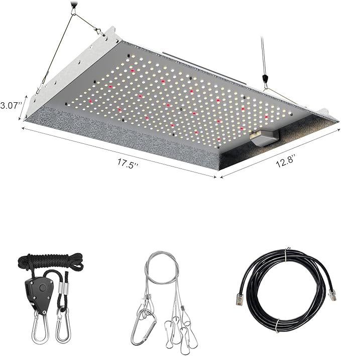 Blume 150-Watt Full Spectrum led Grow Light with Daisy Chain Function for Indoor Plants-2 pk