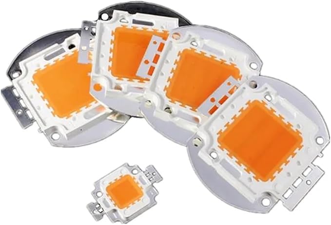 5pcs LED cob Full sepctrum 10W/20W/30W/50W/100W Plant Grow chip High Power Bead Lamp Module floodlight 400-840nm(100W)
