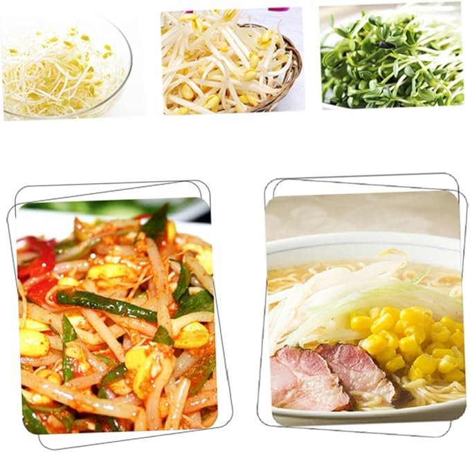 110v Microcomputer-Controlled Dual Sprouting Machine for Home Use Automatic Hydroponic Bean and Maker Temperature Control and Circulation System
