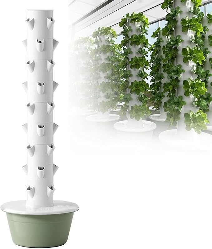 Vertical Gardening System - 7 Layer Plant Growing Solution for Urban Balconies and Patios