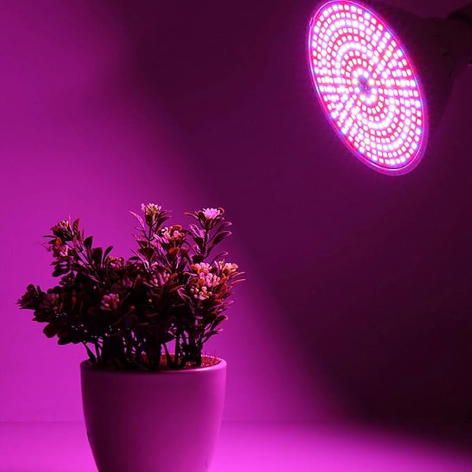 Grow Light Double 20W Plant Lights for Indoor Plants290 LEDs Dual Head Plant Grow Lamp for Plants Indoor Seeds Hydroponics Greenhouse Gardening 360 Degree Adjustable Gooseneck