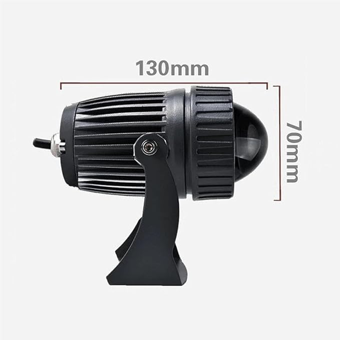 Outdoor LED Beam Spotlights - AC85-265V Narrow Beam Floodlight IP65 Waterproof Lighting Beam Lamp Adjustable Long Distance LED Spot Light Wall Washing Spotlight(Warm White)
