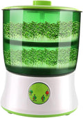 110V Intelligent Double Machine with Automatic Water Saving Electric Sprout Maker for Home Use for Growing Fresh