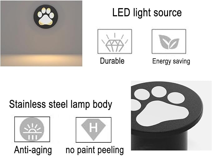 LED Buried Lights - Outdoor Landscape Lights 12W Warm White Recessed Underground Spotlight Corridor Staircase Lighting Light IP65 Waterproof Ground Light For Driveway Park Patio Decor(B12W-
