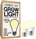 Miracle LED Un-Edison Energy Miser Full Spectrum Grow Light Bulb Replacing 60W (6-Pack)