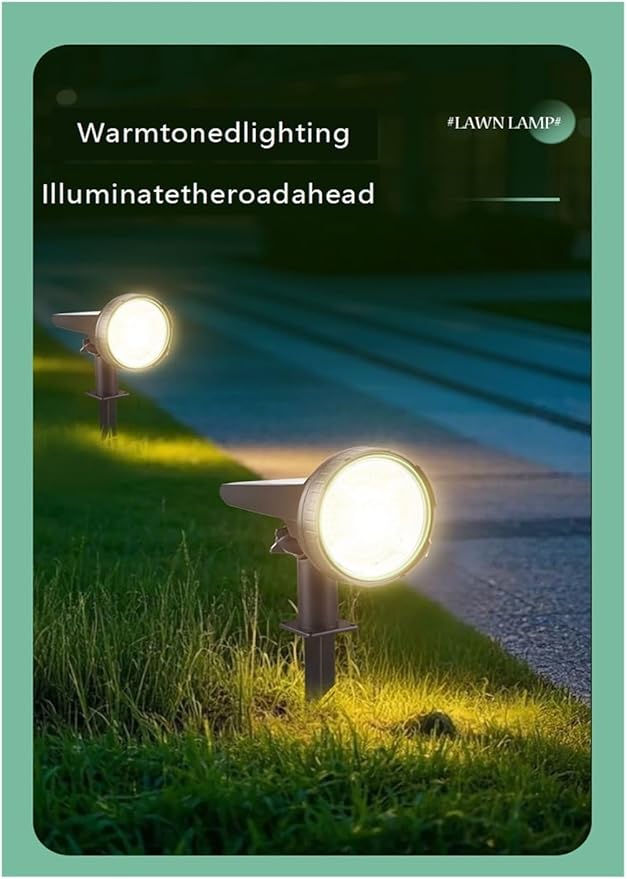 Solar Outdoor Lawn Light Rainbow Tree Spotlight(Solarspotlight-whitelight)
