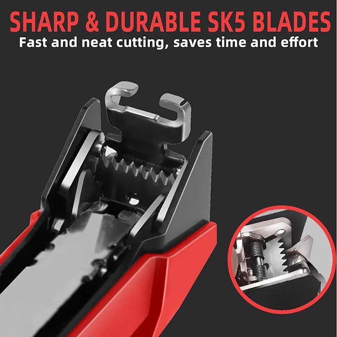 Suca Plant Tying Machine Lightweight Plant Tying Tape Tool to Tie Up Vine Quickly Plant Tie Tapener Gun with Tapes and Staples Red