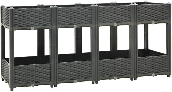 SKM Raised Bed 63x15.7x28 Polypropylene-04081026