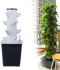 Vertical Tower Planters Hydroponics Tower Garden Hydroponic Growing System Plant Hydroponics Tower Strawberry and Vegetable Planting Equipment20holes