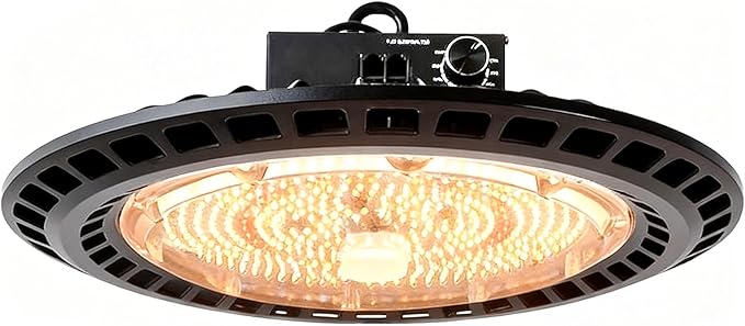 0-10V Dimming UFO High Bay LED Grow Light for Fruit Vegetable Medical Plants (200 Watts)